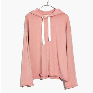 Madewell Bell Sleeved Hoodie Sweatshirt Large